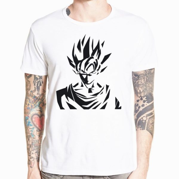 Dragon Ball Z Goku T shirt Short sleeve O Neck Tshirt Summer Saiyan Vegeta Harajuku brand 23 - DBZ Shop