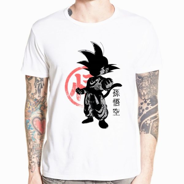 Dragon Ball Z Goku T shirt Short sleeve O Neck Tshirt Summer Saiyan Vegeta Harajuku brand 4 - DBZ Shop