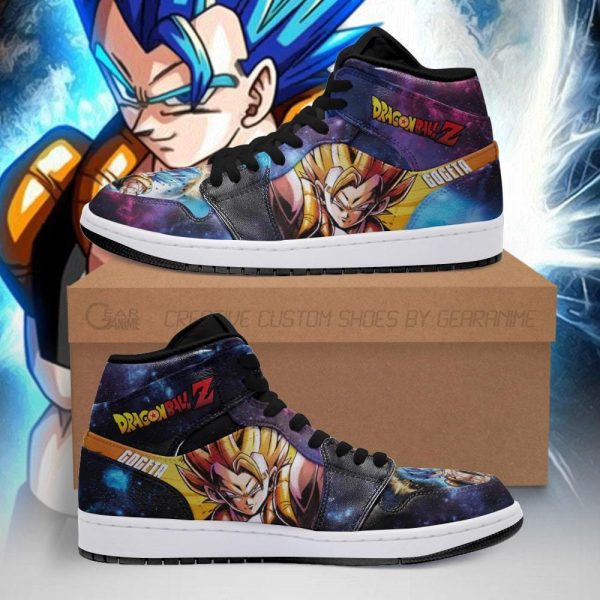 gogeta jordan sneakers galaxy dragon ball z anime shoes fan pt04 - DBZ Shop