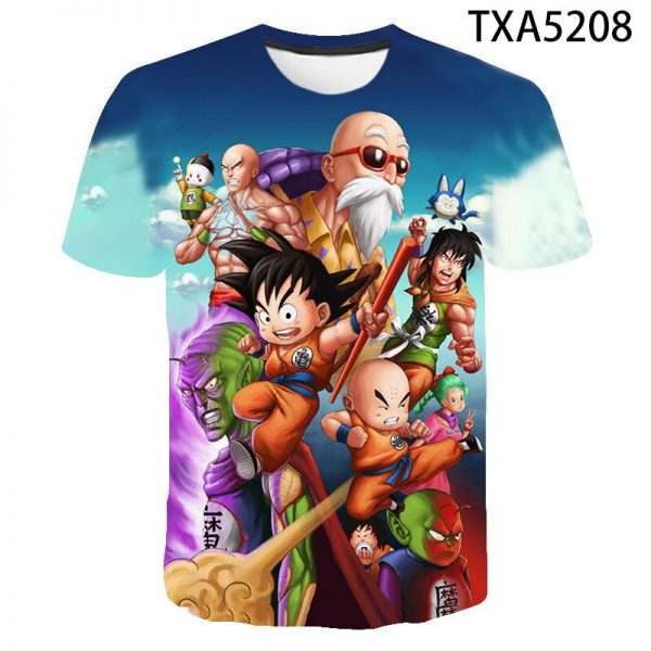 Fashion Anime Dragon 3D Print T Shirt Summer Style Men Women Children DBZ Short Sleeve Boy 2 - DBZ Shop