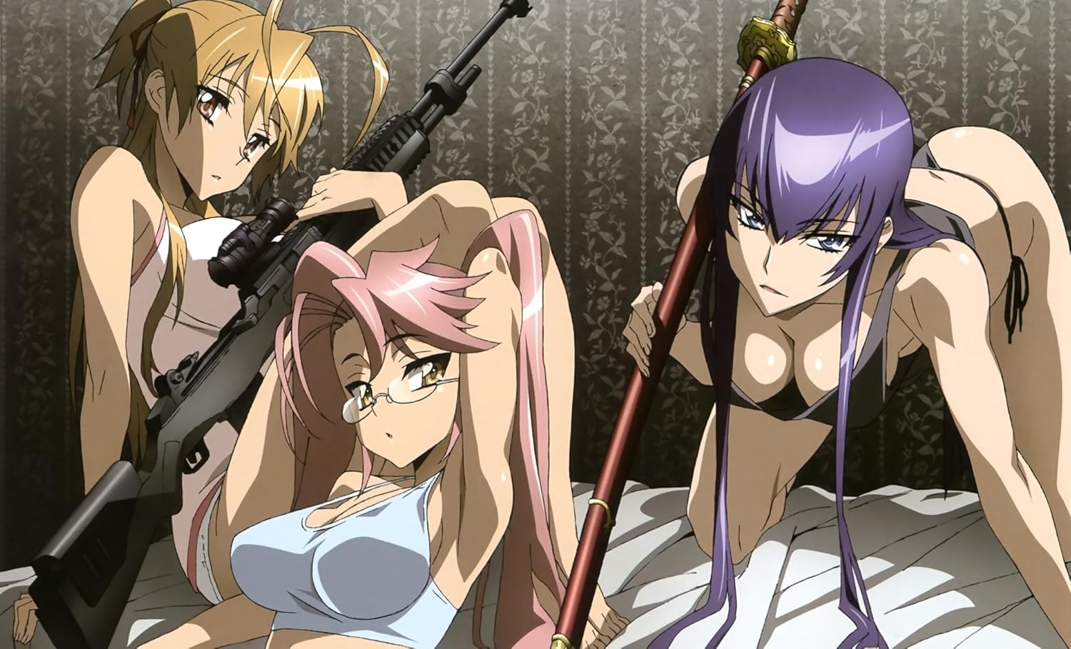 What makes Highschool of the Dead stand out among zombie anime